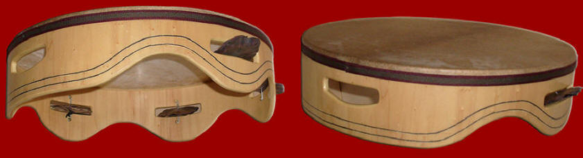tammorra intarsiata 16x4